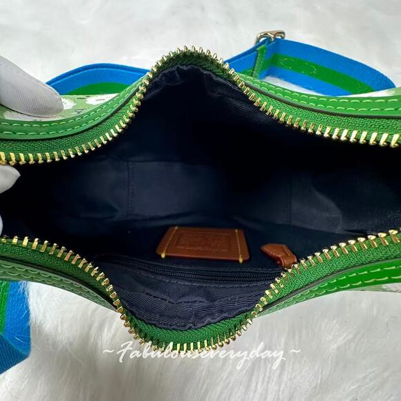 Coach Carmen Mini Crossbody Bag With Floral Print Kelly Multi CBI58 NWT - Picture 8 of 11